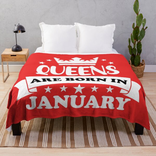 Item preview, Queen Are Born In January. Funny January Birthday, January Queen Design. designed and sold by DesignHouse07.