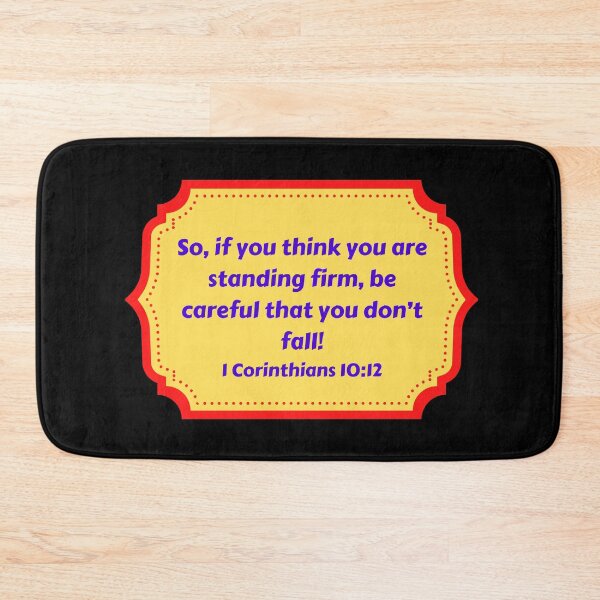 Item preview, Bible Verse 1 Corinthians 10:12 designed and sold by Prayingwarrior.