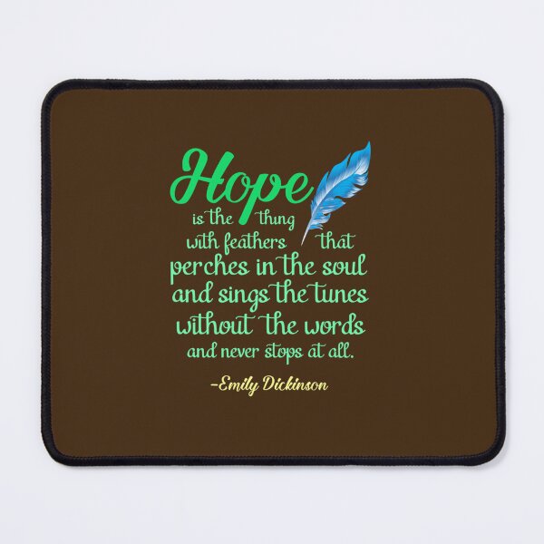 Item preview, Hope is a Thing with Feathers Poem by Emily Dickinson designed and sold by JoeyBeeGe.