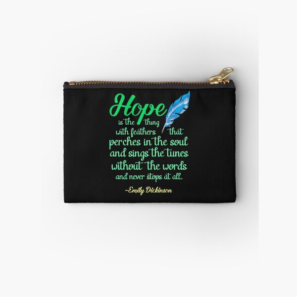Item preview, Hope is a Thing with Feathers Poem by Emily Dickinson   designed and sold by JoeyBeeGe.