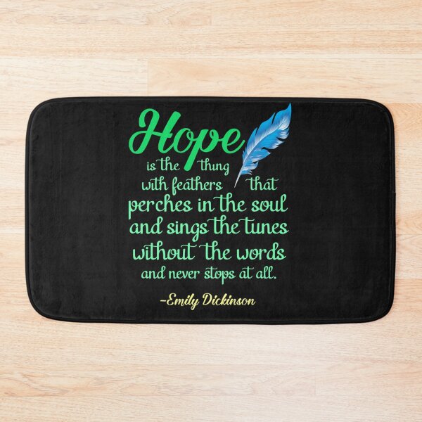 Item preview, Hope is a Thing with Feathers Poem by Emily Dickinson   designed and sold by JoeyBeeGe.