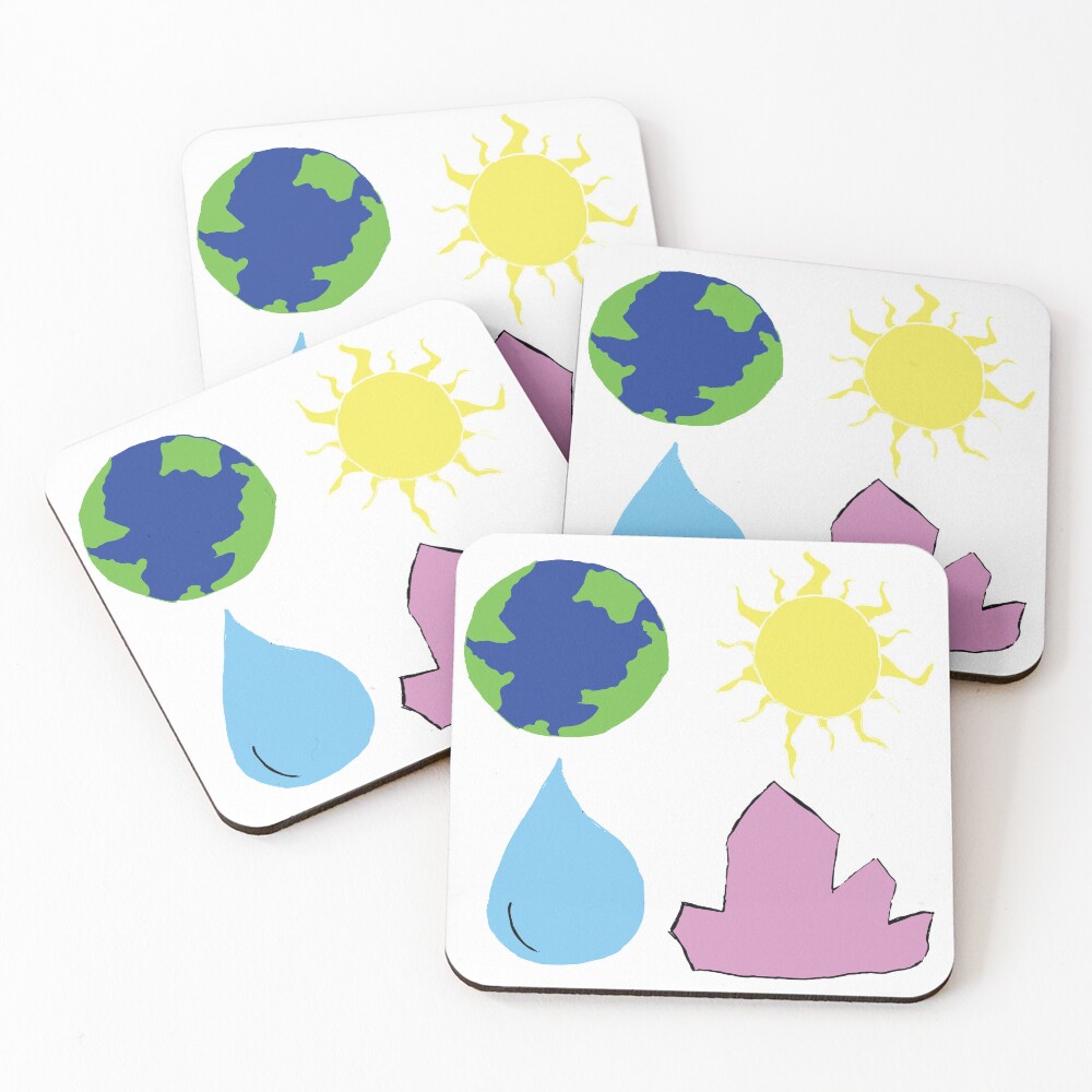 Item preview, Coasters (Set of 4) designed and sold by WRUSGraphics.