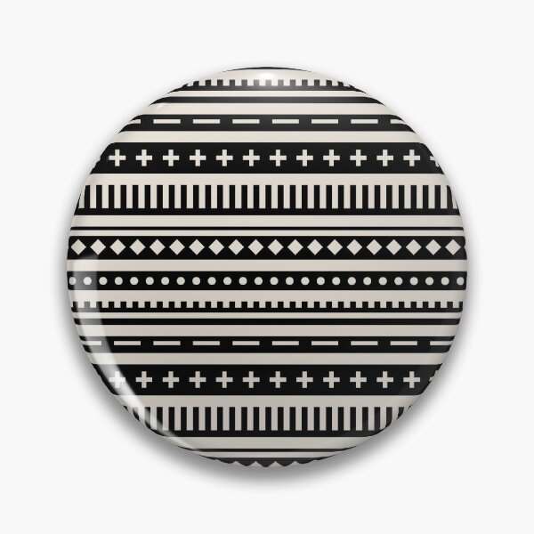 Item preview, Black and Beige Shape Horizontal Stripe Pattern Pairs DE 2022 Popular Color Crisp Muslin DE6212 designed and sold by ColorOfTheYears.
