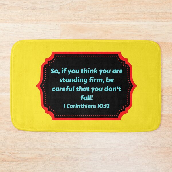 Item preview, Bible Verse 1 Corinthians 10:12 designed and sold by Prayingwarrior.