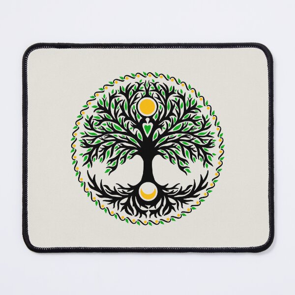 Item preview, Yggdrasil, Celtic tree of life, moon and sun, tree of life, nature, Celtic, viking designed and sold by nitty-gritty.