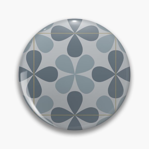 Item preview, Geometric petals Portugal tile pattern designed and sold by arkantus.