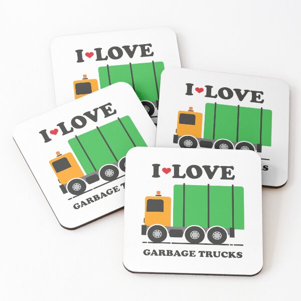 Item preview, I Heart Love Garbage Trucks designed and sold by larryscott84.