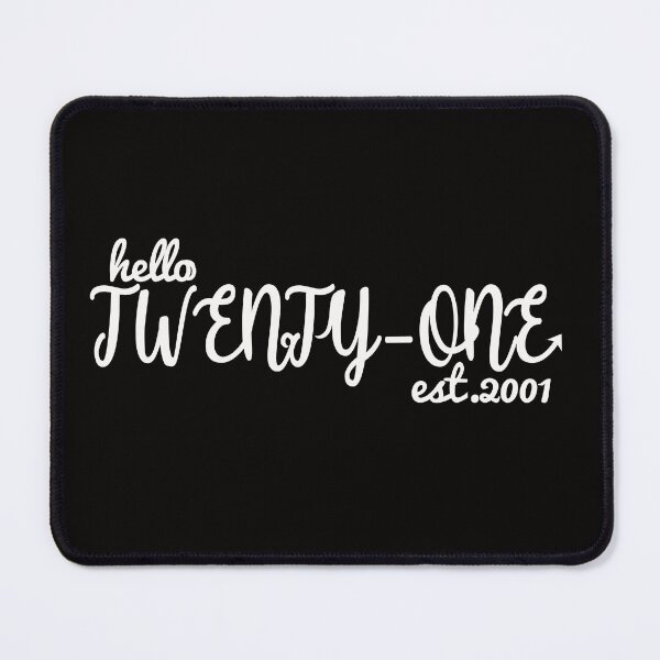 Item preview, Happy 21st birthday gift idea - Hello Twenty One designed and sold by asprse.