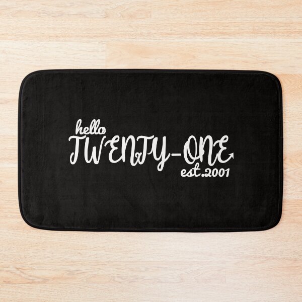 Item preview, Happy 21st birthday gift idea - Hello Twenty One designed and sold by asprse.