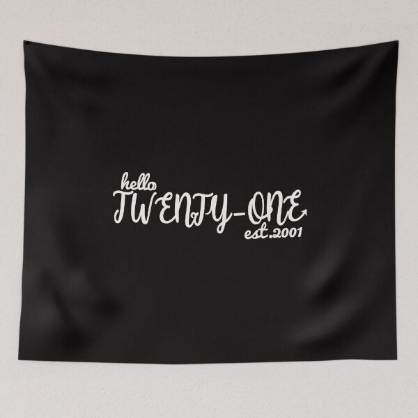 Item preview, Happy 21st birthday gift idea - Hello Twenty One designed and sold by asprse.