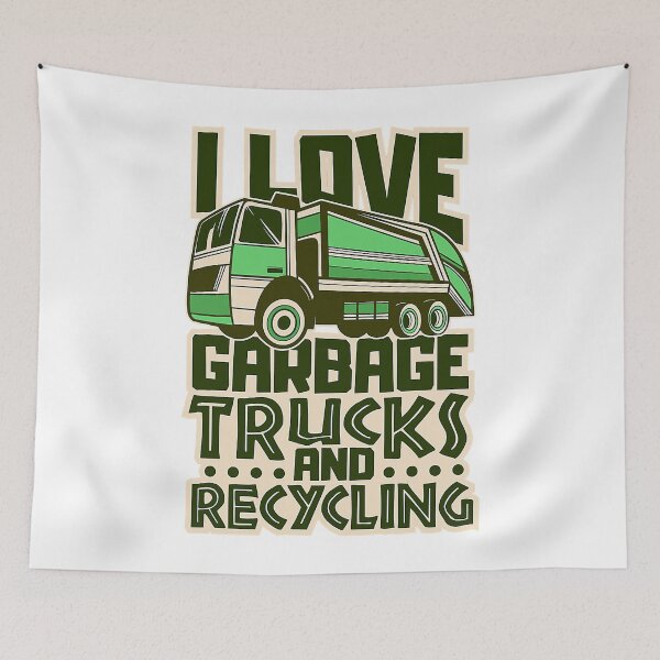 Item preview, I Love Garbage Trucks And Recycling designed and sold by larryscott84.