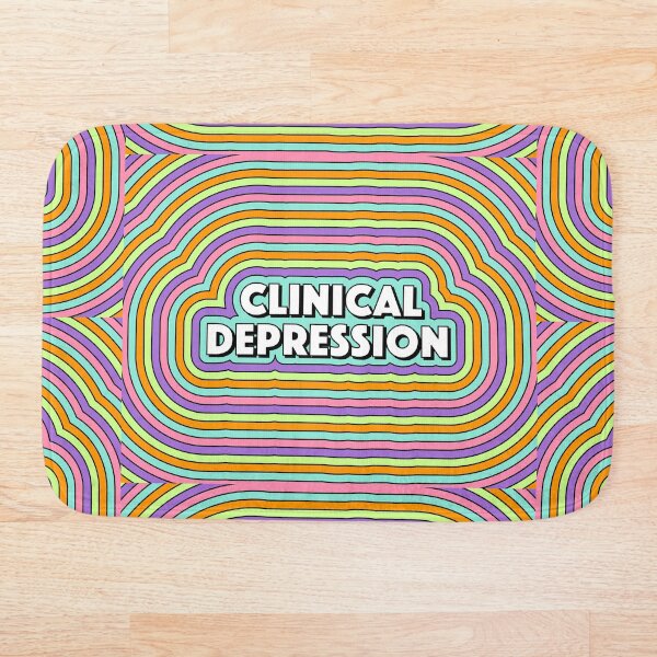 Item preview, Clinical Depression mental health pun designed and sold by JCT Momo.