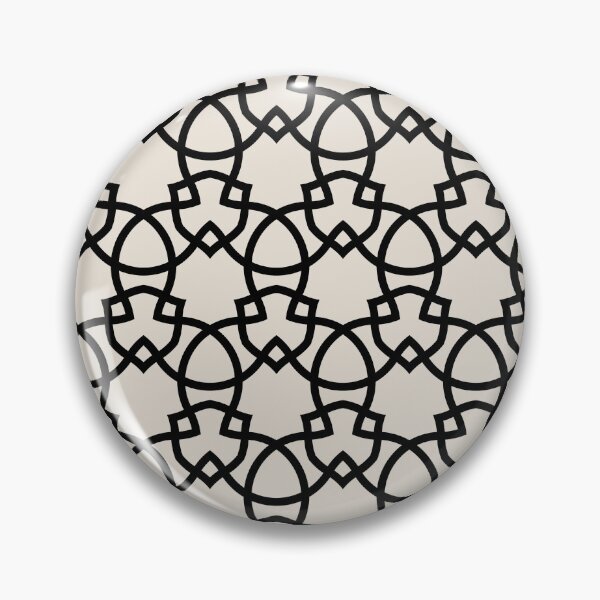 Item preview, Black and Beige Tessellation Line Pattern 28 Pairs DE 2022 Popular Color Crisp Muslin DE6212 designed and sold by ColorOfTheYears.