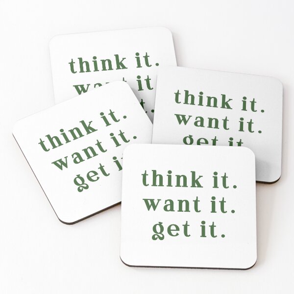 Item preview, Think it. Want it. Get it. designed and sold by funkystyles.