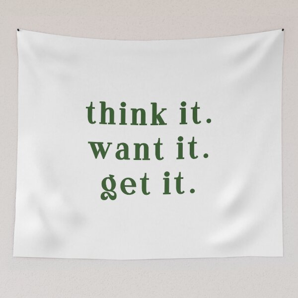 Item preview, Think it. Want it. Get it. designed and sold by funkystyles.