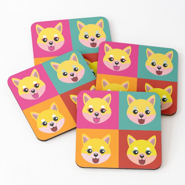 Item preview, Shiba Inu Warhol SHIB  designed and sold by rtom13.
