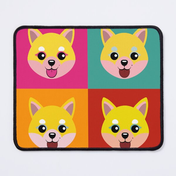Item preview, Shiba Inu Warhol SHIB  designed and sold by rtom13.