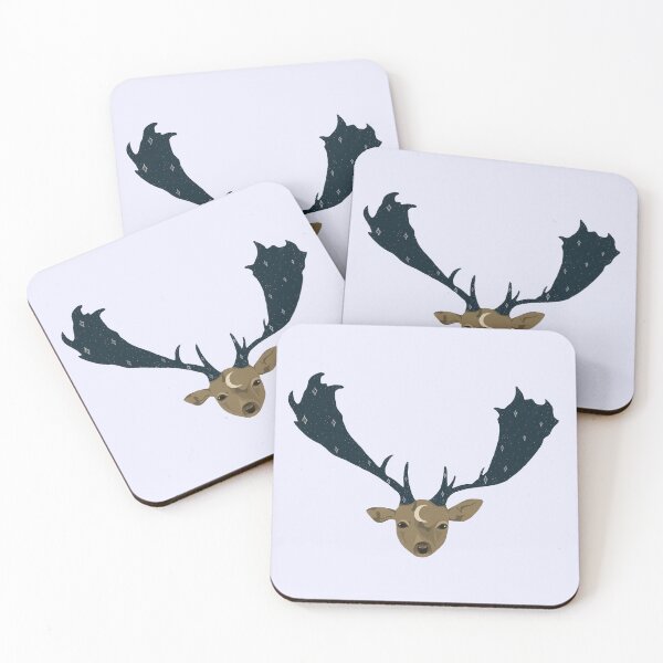 Item preview, European fallow deer (Dama dama) designed and sold by StudioRedKite.