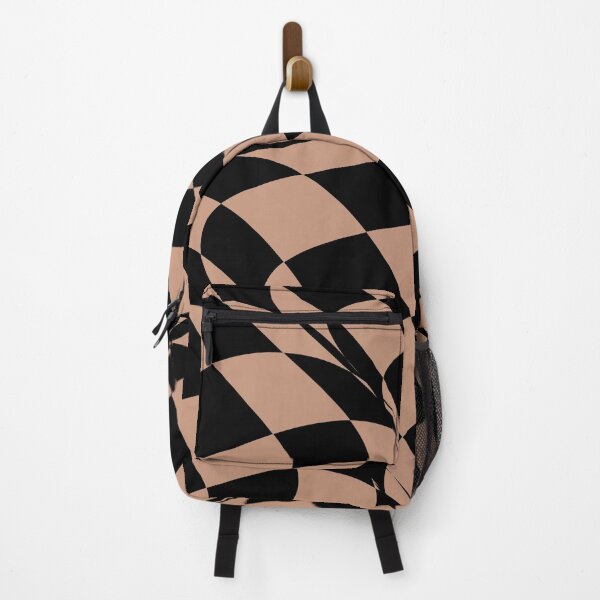 Artikelvorschau, Black and Tan Distorted Checkerboard Pattern Pairs DE 2022 Popular Color Chinook Salmon DET456 entworfen und verkauft von ColorOfTheYears.