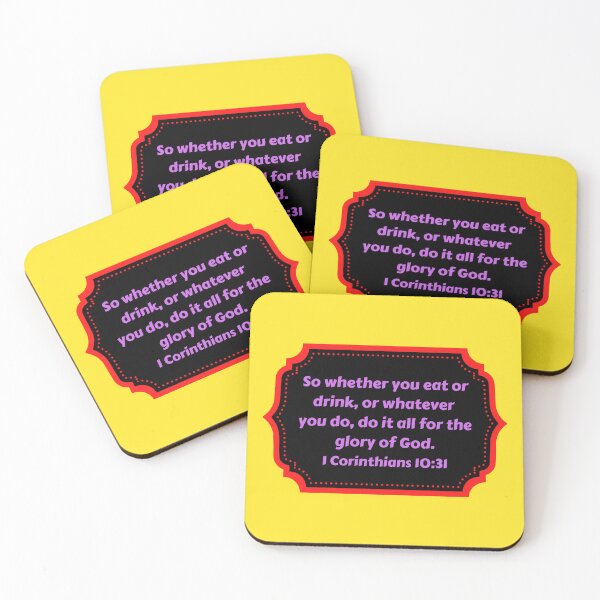Item preview, Bible Verse 1 Corinthians 10:31 designed and sold by Prayingwarrior.