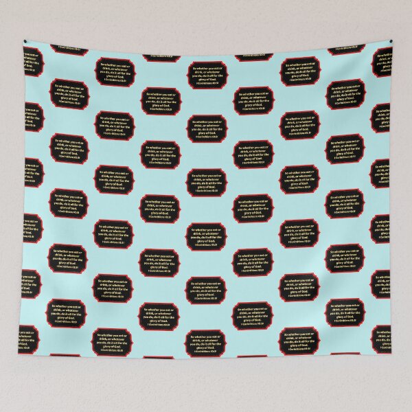 Item preview, Bible Verse 1 Corinthians 10:31 designed and sold by Prayingwarrior.