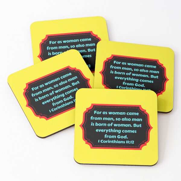 Item preview, Bible Verse 1 Corinthians 11:12 designed and sold by Prayingwarrior.