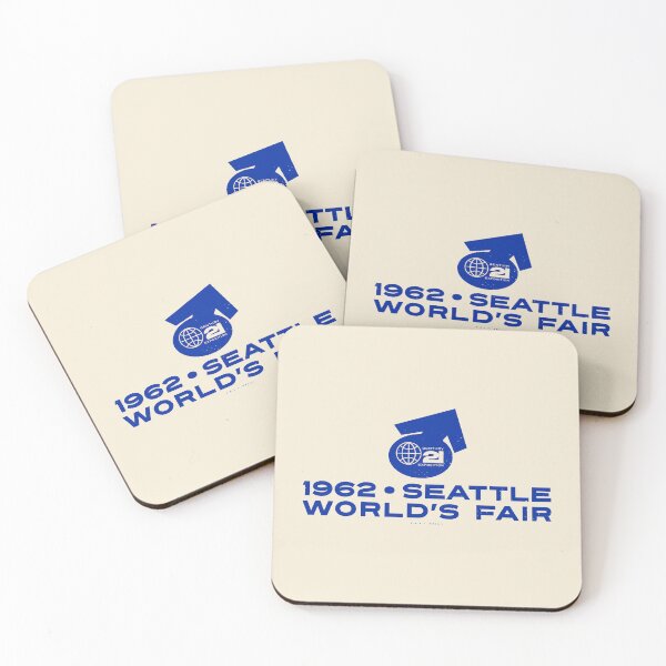 Item preview, 1962 Seattle World's Fair Wordmark (Blue) designed and sold by deadmansupplyco.