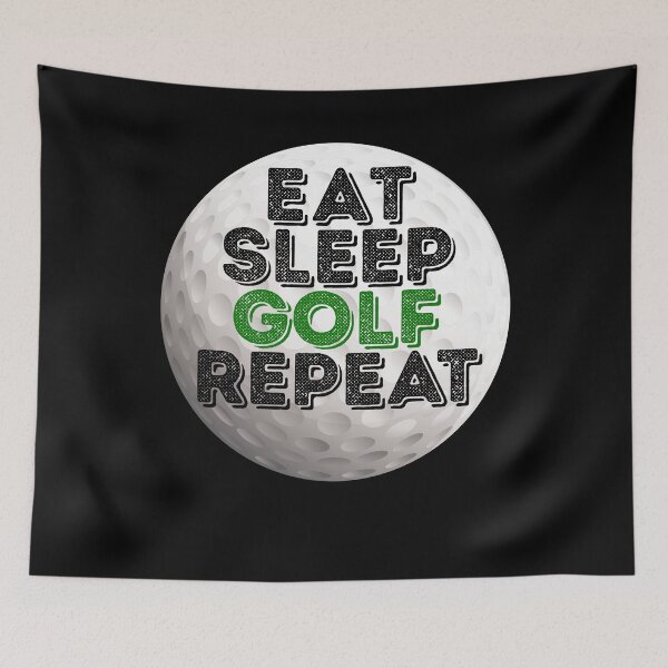 Item preview, EAT.SLEEP.GOLF.REPEAT shirt designed and sold by Dunn Designs.