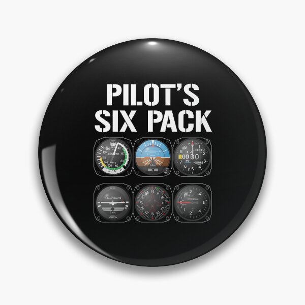 Item preview, Pilot's Six Pack Funny Pilot Aviation Flying designed and sold by jackjerry.