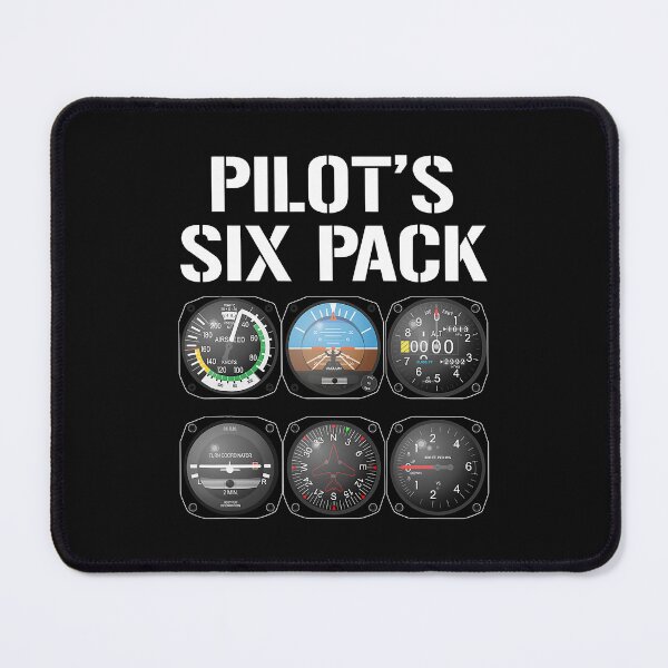 Item preview, Pilot's Six Pack Funny Pilot Aviation Flying designed and sold by jackjerry.