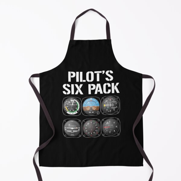 Item preview, Pilot's Six Pack Funny Pilot Aviation Flying designed and sold by jackjerry.