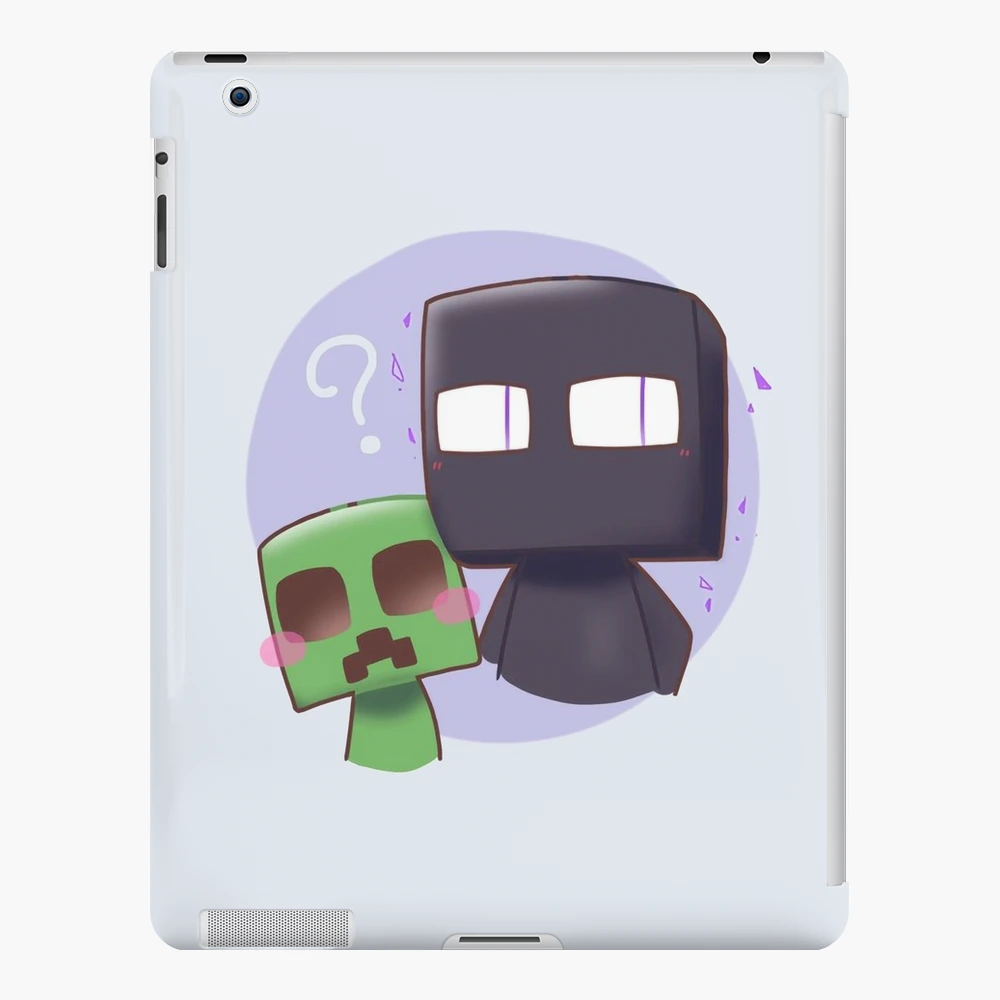 Enderman Grass Block iPad Case & Skin for Sale by qloc