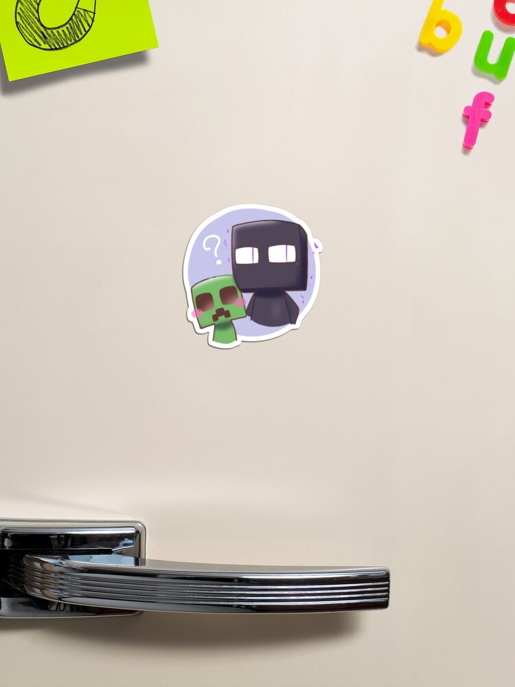 Minecraft Enderman and Creeper Poster for Sale by ddkart