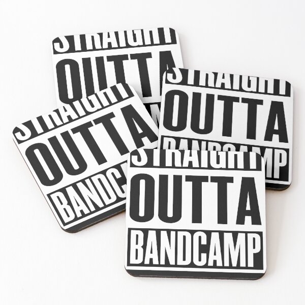 Item preview, Straight Out Bandcamp ~ Chanteur Guitariste Drummer T-shirt classique designed and sold by Karinssett.