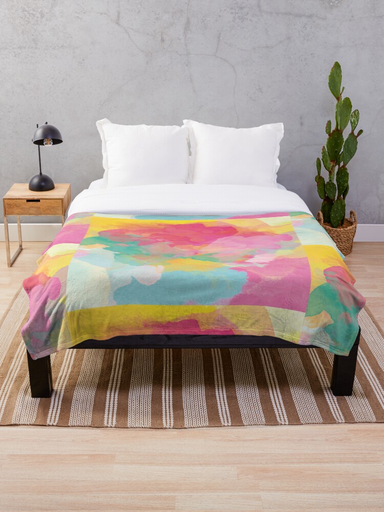 Thumbnail 1 of 6, Throw Blanket, Abstract pattern designed and sold by VIKRANT07.