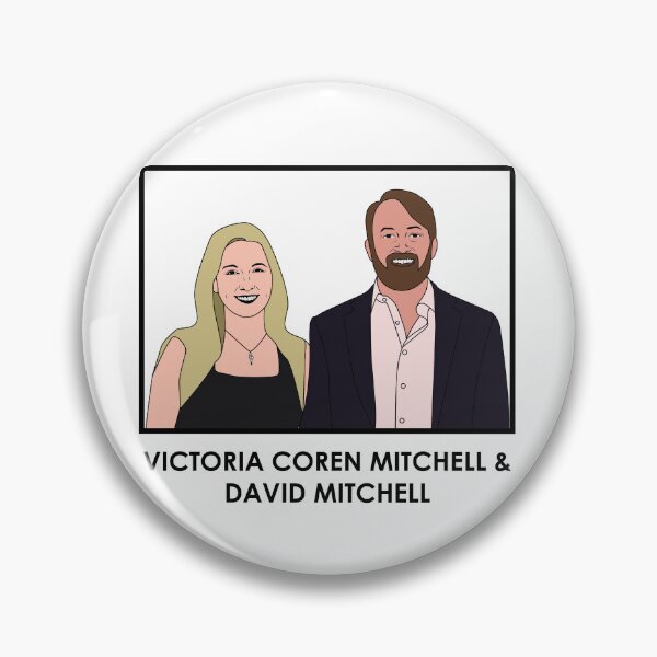 Item preview, Victoria Coren Mitchell & David Mitchell - ver 3 designed and sold by The British Bunny Hop Shop.