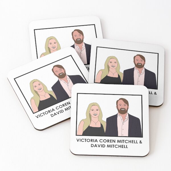 Item preview, Victoria Coren Mitchell & David Mitchell - ver 3 designed and sold by The British Bunny Hop Shop.