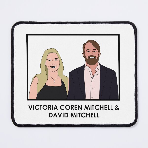 Item preview, Victoria Coren Mitchell & David Mitchell - ver 3 designed and sold by The British Bunny Hop Shop.