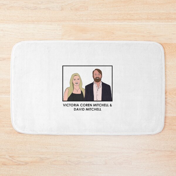 Item preview, Victoria Coren Mitchell & David Mitchell - ver 3 designed and sold by The British Bunny Hop Shop.