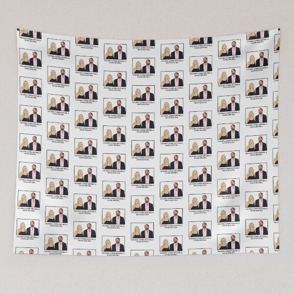 Item preview, Victoria Coren Mitchell & David Mitchell - ver 3 designed and sold by The British Bunny Hop Shop.