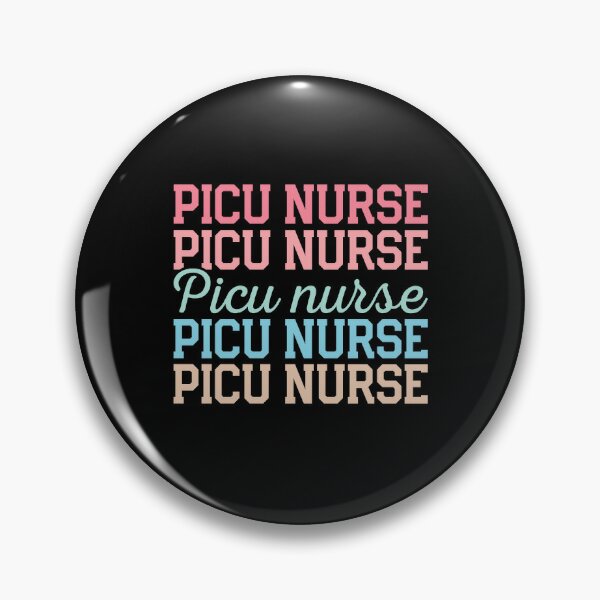PICU Nurse Badge Reel Cow Print Peds Nurse Childrens Hospital