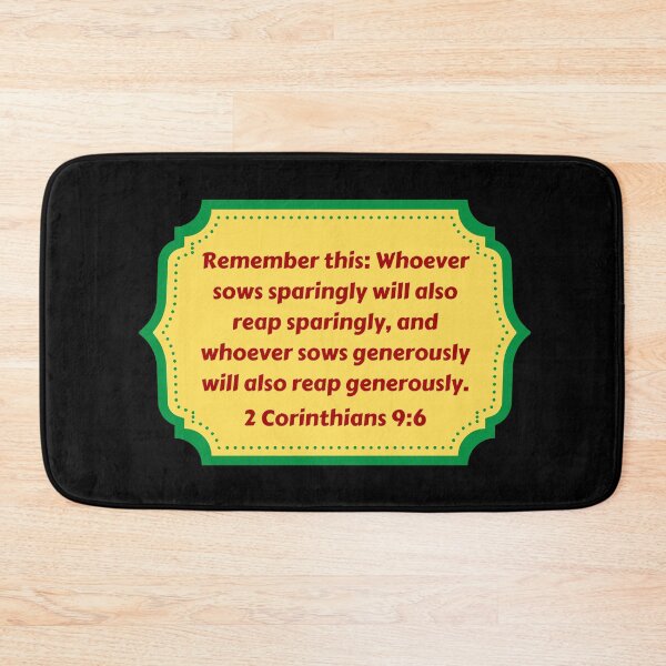 Item preview, Bible Verse 2 Corinthians 9:6 designed and sold by Prayingwarrior.