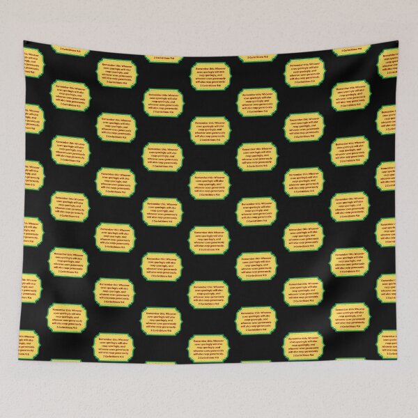 Item preview, Bible Verse 2 Corinthians 9:6 designed and sold by Prayingwarrior.