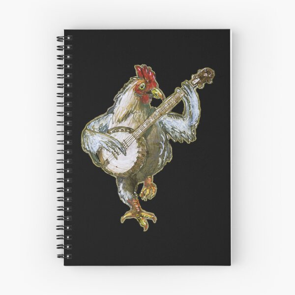 Item preview, Banjo Playing Chicken designed and sold by shopBMAC.