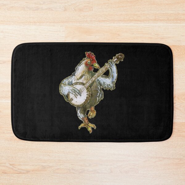 Item preview, Banjo Playing Chicken designed and sold by shopBMAC.