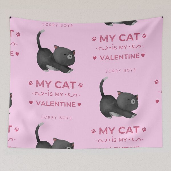 Item preview, Cute Valentine Quotes, Cat Is My Valentine Design For Cat moms designed and sold by mrGoodwin90.