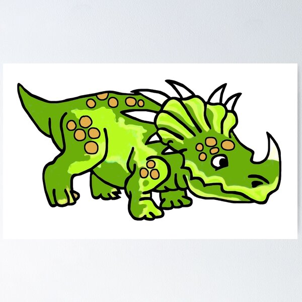Item preview, Cartoon Styracosaurus Dinosaur  designed and sold by imphavok.