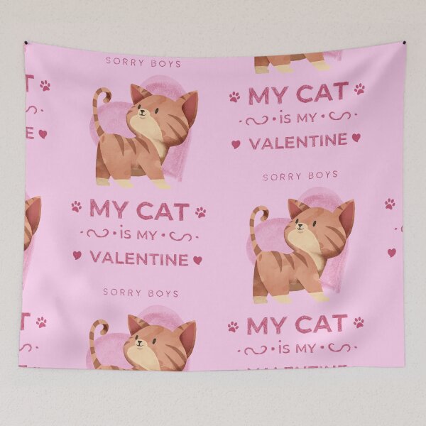 Item preview, Cute Valentine Quotes, Cat Is My Valentine Design For Cat lovers designed and sold by mrGoodwin90.