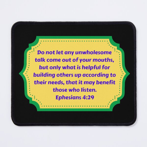 Artikelvorschau, Bible Verse Ephesians 4:29 entworfen und verkauft von Prayingwarrior.