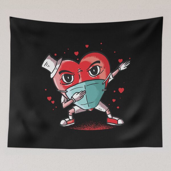 Item preview, Boys Valentines Day Kids Dabbing Heart Love Dance Shirt designed and sold by PuPPuB.